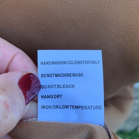 Solitaire Nude Filagree Open Front Faux Suede Jacket - Picture 13 of 14